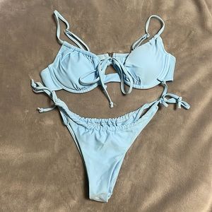 Two piece swim suit